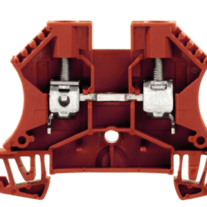 WDU  6.0 RT ZŁĄCZKA SZYNOWA PRZELOTOWA GWINTOWA CZERWONY