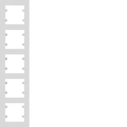 LUMINA INTENSE BIAŁY RAMKA 5X PIONOWA