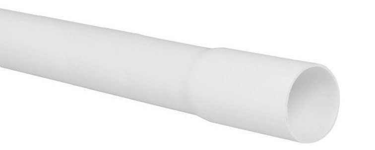 RLM 25-2 BIAŁY RURA INSTALACYJNA KIELICHOWANA 2M FI25
