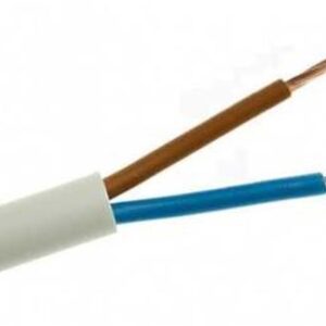 H05VV-F OWY 2X 2.5 BIAŁY PRZEWÓD OKRĄGŁY MIĘKKI 300/500V DO ODBIORNIKÓW RUCHOMYCH