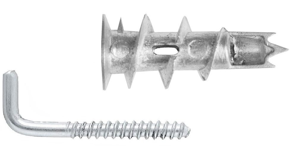 KOŁEK DO ŚCIAN G-K Z HAKIEM, 4 SZT