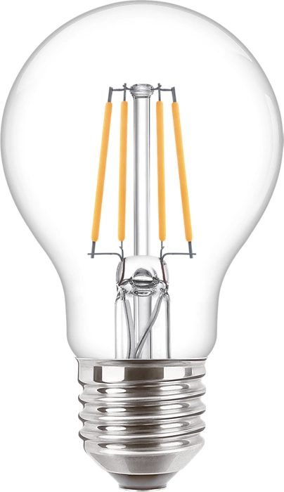 COREPRO ŻARÓWKA LED BULB FILAMENT 4.3W/ 40W E27 PRZEZROCZYSTA SZKŁO 827 WW 2700K 470LM A60