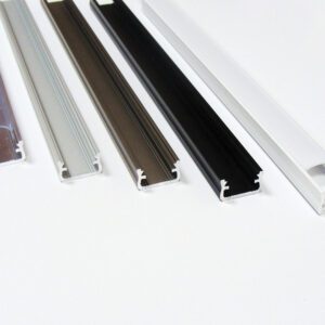 PROFIL LED NT ALUMINIUM SUROWE SREBRNY 1000MM+ KLOSZ PRZEZROCZYSTY