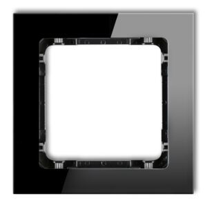 DECO CZARNY/ CZARNY EFEKT SZKŁA RAMKA 1X