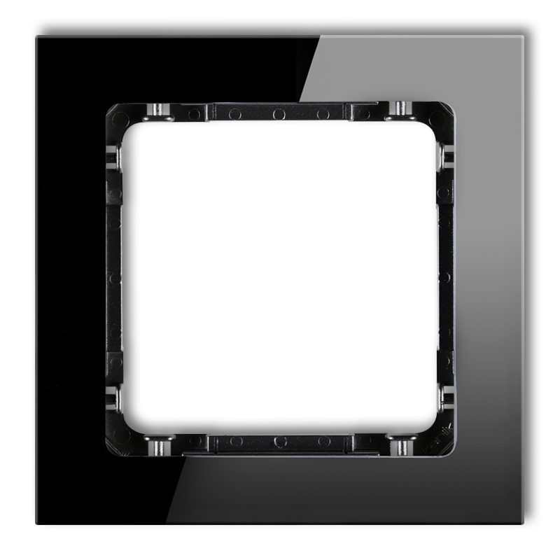 DECO CZARNY/ CZARNY EFEKT SZKŁA RAMKA 1X