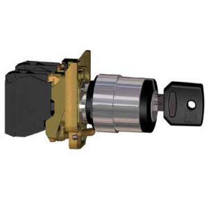 Schneider Electric Harmony XB4 Przełącznik 2 pozycyjny, czarny, metalowy, XB4BG21