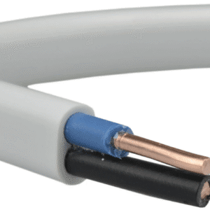 YDYP 2X 1.5 BIAŁY PRZEWÓD INSTALACYJNY PŁASKI DRUT 450/750V KL.1