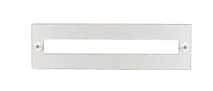 BPZ-FP-600/150-45 METAL FRONT PLATE WITH CUTOUT 45 150X600