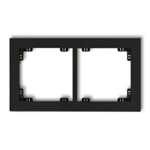 DECO CZARNY MAT RAMKA 2X