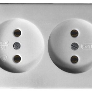 480 KAPPA SOCKET NT 2X B/U FLOOR MOUNTED SCREW TERMINALS 16A 250V