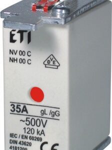 WT-00C NH000 125A GG 500V WKŁADKA TOPIKOWA ZWŁOCZNA BM