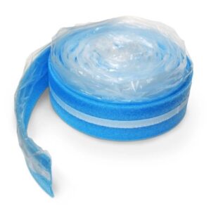 TAŚMA BRZEGOWA SAMOPRZYLEPNA Z ZAKŁADKĄ I NACIĘCIAMI 25M 8MM X 150MM