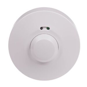 DRM-02 WHITE MICROWAVE MOTION SENSOR NT CEILING 360° 1-10M 5S-12MIN IP40 5.8GHZ 230V AC