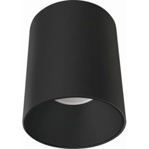 EYE TONE BLACK CEILING SPOTLIGHT TUBE NT 1X GU10/ 10W IP20 PAINTED STEEL/ ABS PLASTIC PROM.