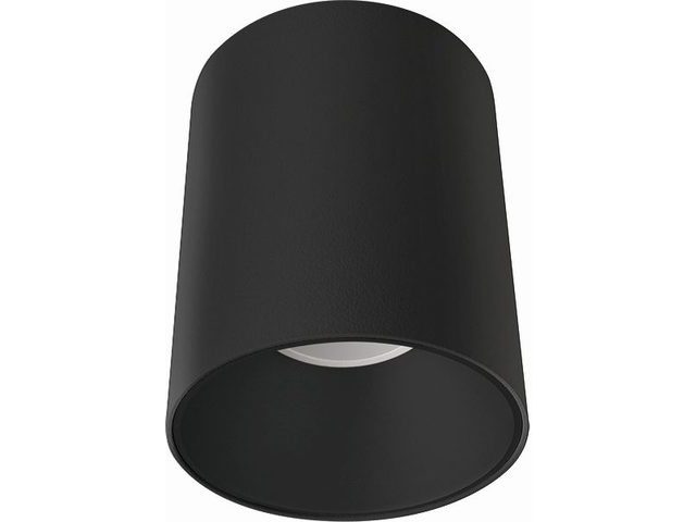 EYE TONE BLACK CEILING SPOTLIGHT TUBE NT 1X GU10/ 10W IP20 PAINTED STEEL/ ABS PLASTIC PROM.