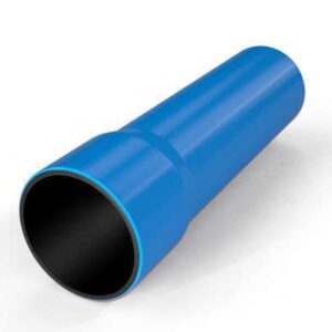 RHDPE  75/4.5-6 DNK NIEBIESKI RURA OSŁONOWA GŁADKA DWUWARSTWOWA Z KIELICHEM RHDPE FI75/66 750N