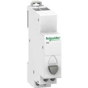 Schneider Electric Single Push Button (with self-return) Acti9 iPB-20-10 20A 1NO gray, A9E18032