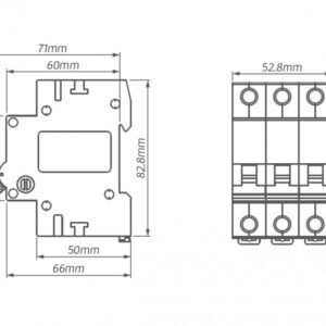 WNP C 20A 3P WYŁĄCZNIK NADPRĄDOWY C 20 3P 3M 6KA