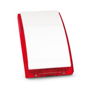 SYGNALIZATOR ZEWNĘTRZNY AKUSTYCZNO-OPTYCZNY ŚWIATŁO CZERWONE PRZETWORNIK PIEZO