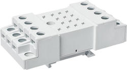 GZ14U SOCKET 10A 250V AC FOR R15 4P GRAY SCREW TERMINALS FOR RAIL