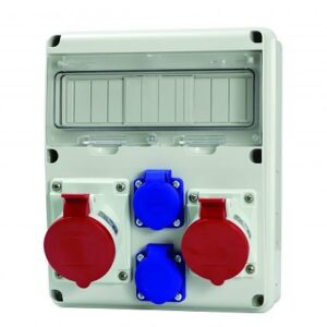 ROZDZIELNIA BUDOWLANA 11M 2X 230V 1X 32A 1X 16A SERIA 633