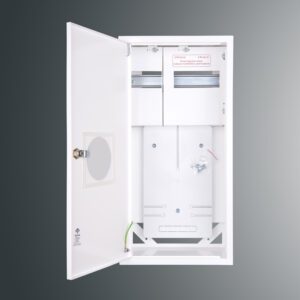 RZ-12NNT3F+11SO ROZDZIELNIA METALOWA LICZNIKOWA NT 3F 11M 575X285X220 IP30 DRZWI ZAMEK/SZYBA BIAŁY