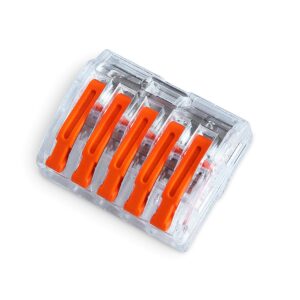 PC625 UNIVERSAL QUICK CONNECTOR 5X 0.2-4.0 TRANSPARENT / ORANGE