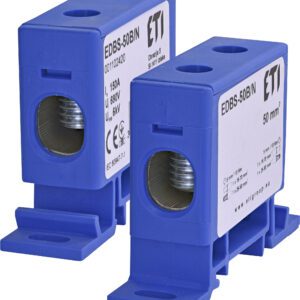 EDBS-50B/N 1-TRACK TERMINAL BLOCK 16-50MM2 BLUE ETIBOX