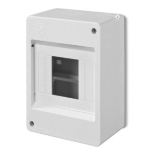 S-4 MINI ROZDZIELNIA PLASTIKOWA NT 4M 1X 4M IP20 140X95X66 BEZ DRZWI BIAŁY  0630-00