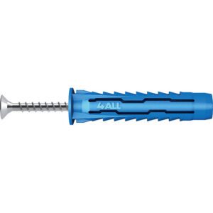 UNIVERSAL PLUG 4ALL 6 X 30MM WITH SCREW, 14 PCS