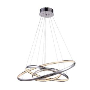 BRIGHTON 3 CHROM OPRAWA WISZĄCA LED 55W WW 3000K 3300LM IP20 ALUMINIUM/ TWORZYWO