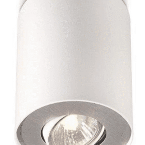 PILLAR WHITE CEILING MOUNT TUBE SPOT 1X GU10/20W IP20 METAL
