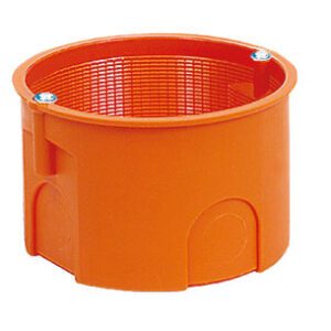 Z 60KFW PUSZKA INSTALACYJNA PT 1X FI60 41MM PŁYTKA Z WKRĘTAMI POMARAŃCZOWY