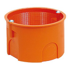 Z 60KFW PUSZKA INSTALACYJNA PT 1X FI60 41MM PŁYTKA Z WKRĘTAMI POMARAŃCZOWY