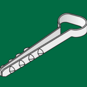 UWP  8/5/50 UCHWYT KABLOWY WBIJANY PŁASKI BIAŁY OPK. 50SZT. YDYP 2X2.5