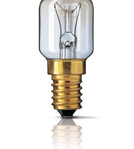 T22 OVEN ŻARÓWKA TUBULARNA 15W E14 230V PRZEZROCZYSTA DO PIEKARNIKÓW 300ST C WW 2700K 90LM