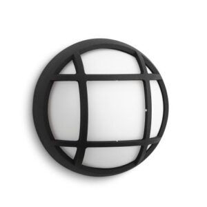 EAGLE CZARNY OPRAWA ŚCIENNA KINKIET LED 3W WW 2700K 270LM IP44 TWORZYWO