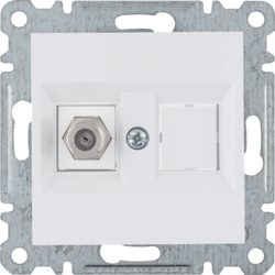 LUMINA SOUL/ INTENSE/ PASSION MODUŁ BIAŁY GNIAZDO 1X TV TYP F