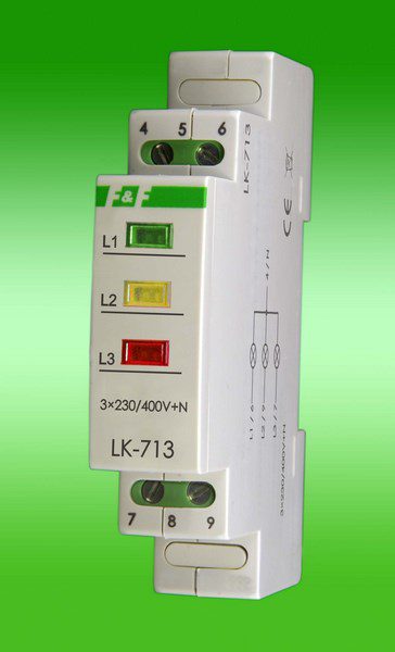 LK-713K LAMPKA SYGNALIZACYJNA MODUŁOWA 3X 1M 3X230V+N KOLOROWY