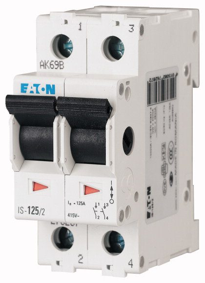 IS- 25/2 ISOLATING SWITCH MODULAR 25A 2Z 2P 2M 415V AC