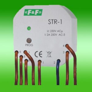 STR-1 STEROWNIK ROLET 2-PRZYCISKOWY 2A 230V AC