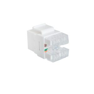 MODUŁ RJ45 KEYSTONE KAT. 5E UTP BIAŁY