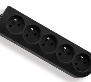 GN-50-2 GNIAZDO PRZENOŚNE 5X Z/U OKRĄGŁE 16A CZARNY