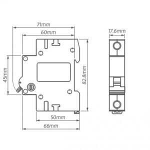WNP C 10A 1P WYŁĄCZNIK NADPRĄDOWY C 10 1P 1M 6KA