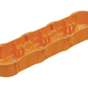 PK 60 PUSZKA INSTALACYJNA PT 4X FI60 Z WKRĘTAMI POMARAŃCZOWY