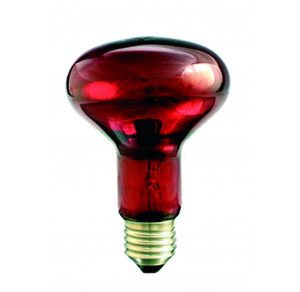 R80 INFRARED BULB IR1 KWOKA 75W E27 230V RUBY SOFT GLASS