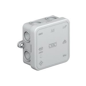 A8 INSTALLATION BOX NT 75X75X36 FULL COVER IP55 LIGHT GRAY