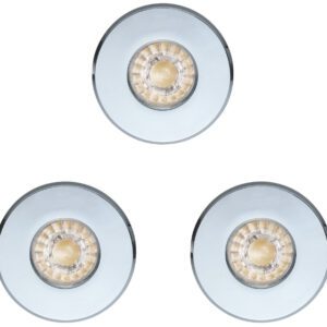 IGOA CHROM OPRAWA SUFITOWA PT 1X GU10/ 3.3W IP44 METAL OPK.3SZT.