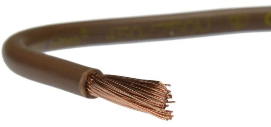 H07V-K LGY 10 BROWN SINGLE-CORE FLEXIBLE WIRE 450/750V CLASS 5