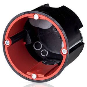 BS3700 CZARNY PUSZKA PRZECIWOGNIOWA Z MEMBRANĄ, HERMETYCZNA, AKUST. Z WPROWADZENIEM RUR I PRZEWODÓW